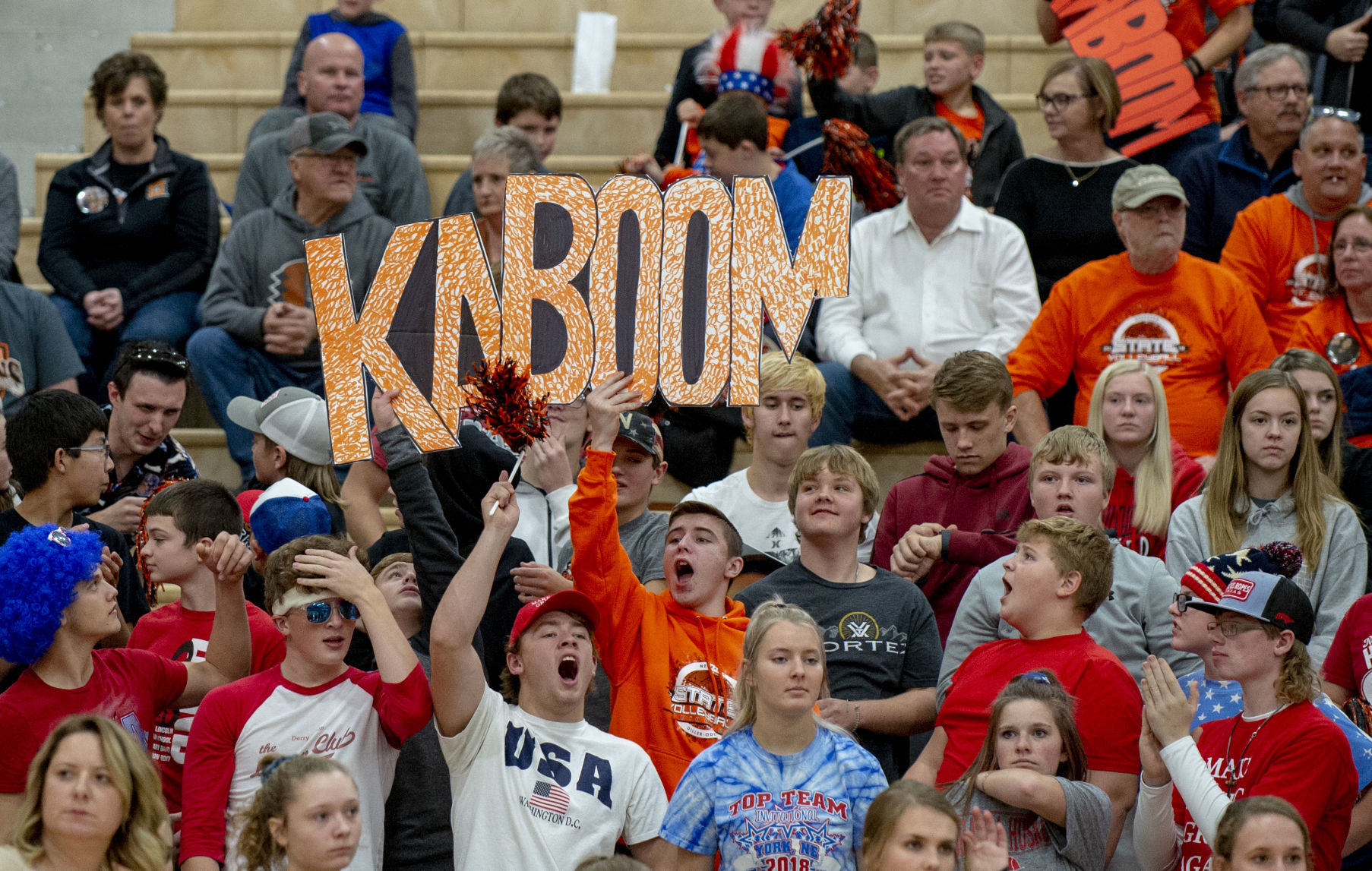 State volleyball, Diller-Odell vs. HTRS, 11.7
